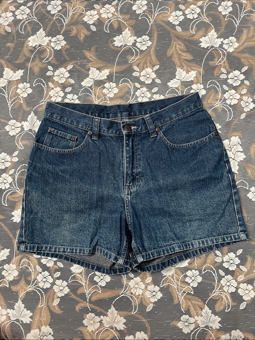 Classic Blue Denim Women's Shorts